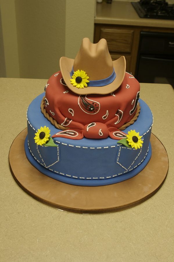 Western Birthday Cake