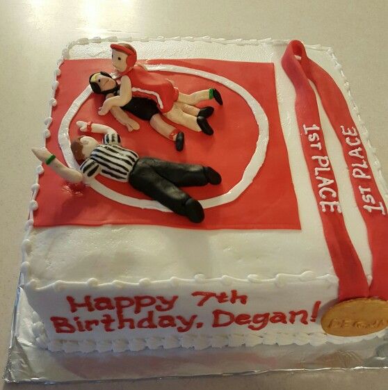 Wrestling Birthday Cake Ideas