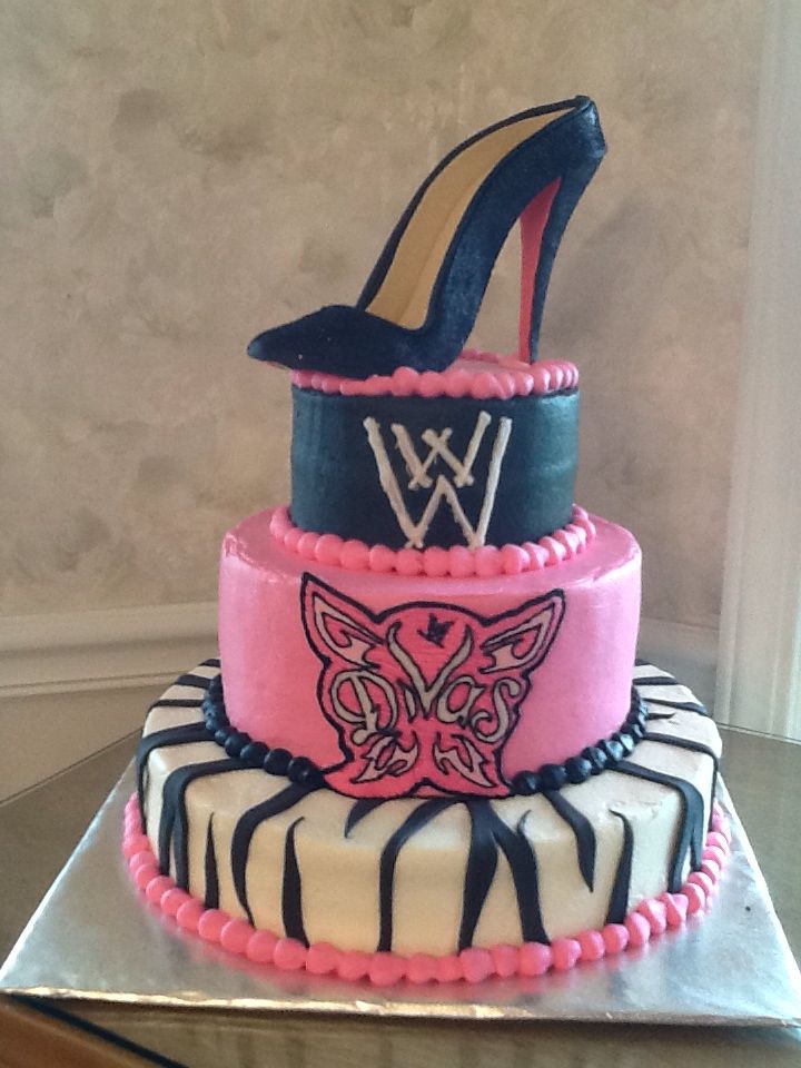 WWE Divas Birthday Cake