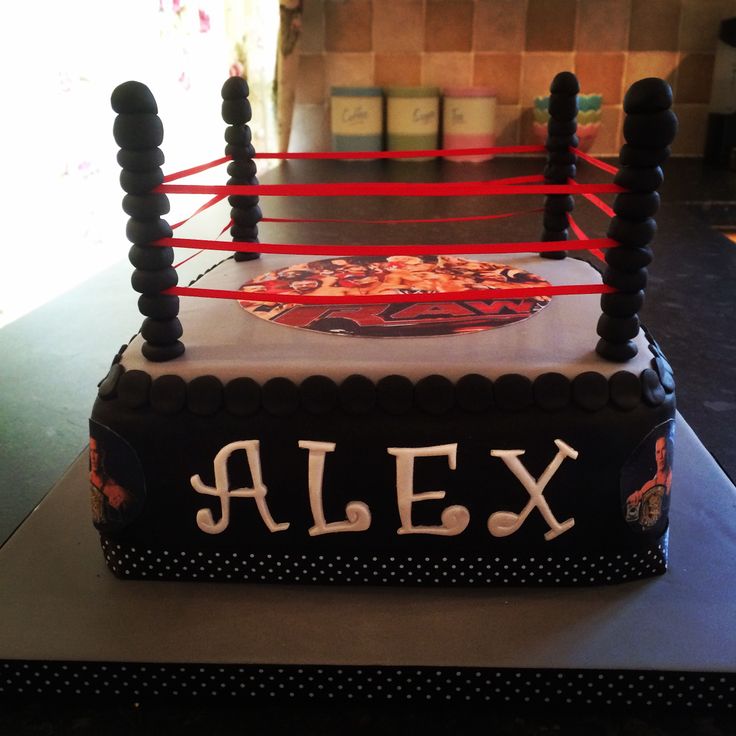 WWE Wrestling Birthday Cake Ideas