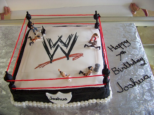 WWE Wrestling Birthday Cake