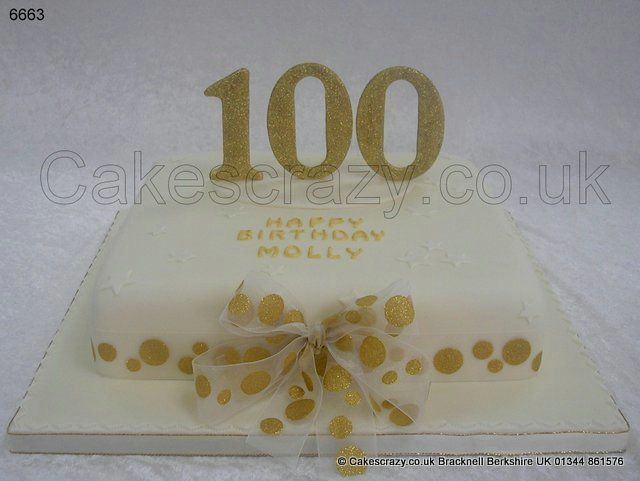 100th Birthday Cake