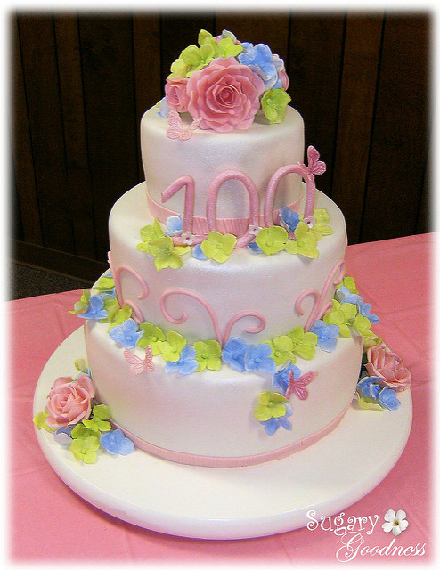 100th Birthday Cake