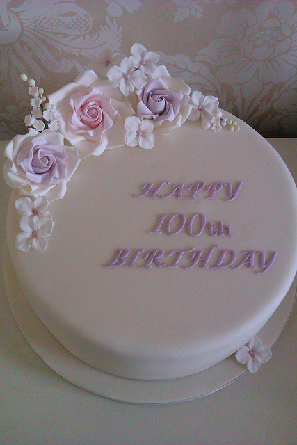 100th Birthday Cake