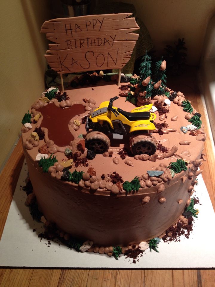 4 Wheeler Birthday Cake