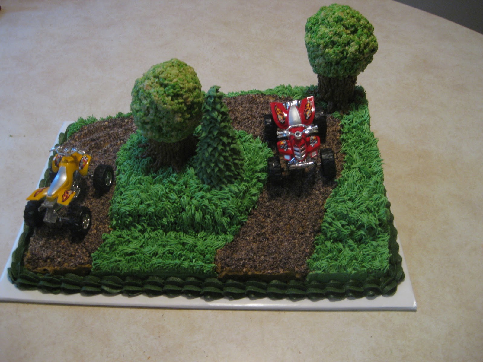 4 Wheeler Birthday Cake