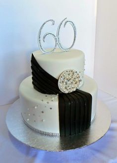 60th Birthday Cake Designs