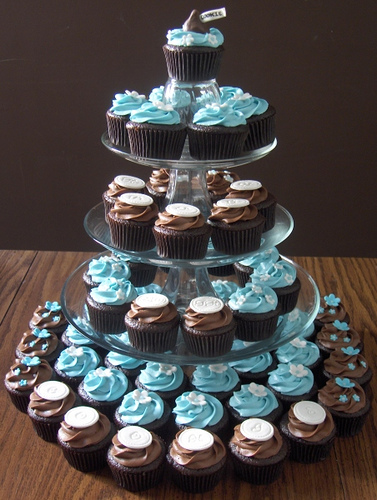 60th Birthday Cupcake Tower