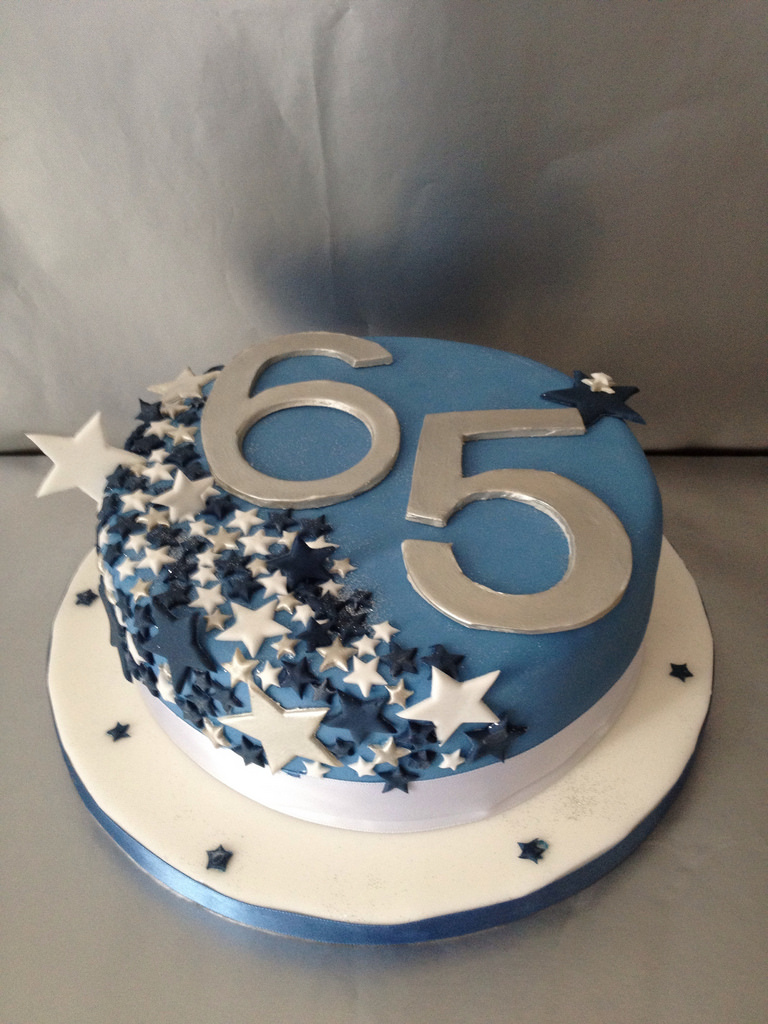 65th Birthday Cake