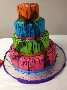 80s Theme Birthday Party Cake Ideas