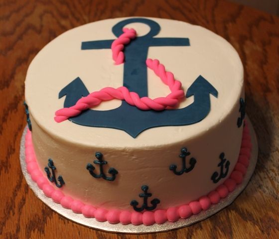 11 Photos of Birthday Cakes Designs With Anchors