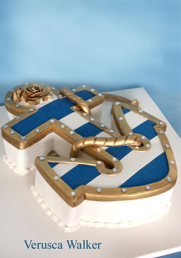 Anchor Birthday Cake