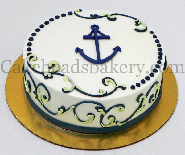 Anchor Birthday Cake