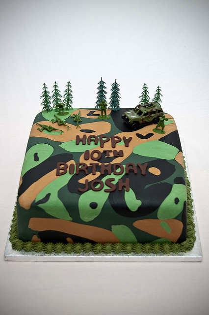 Army Camouflage Cake