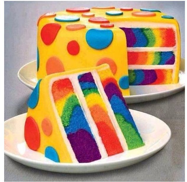 Awesome Rainbow Cake