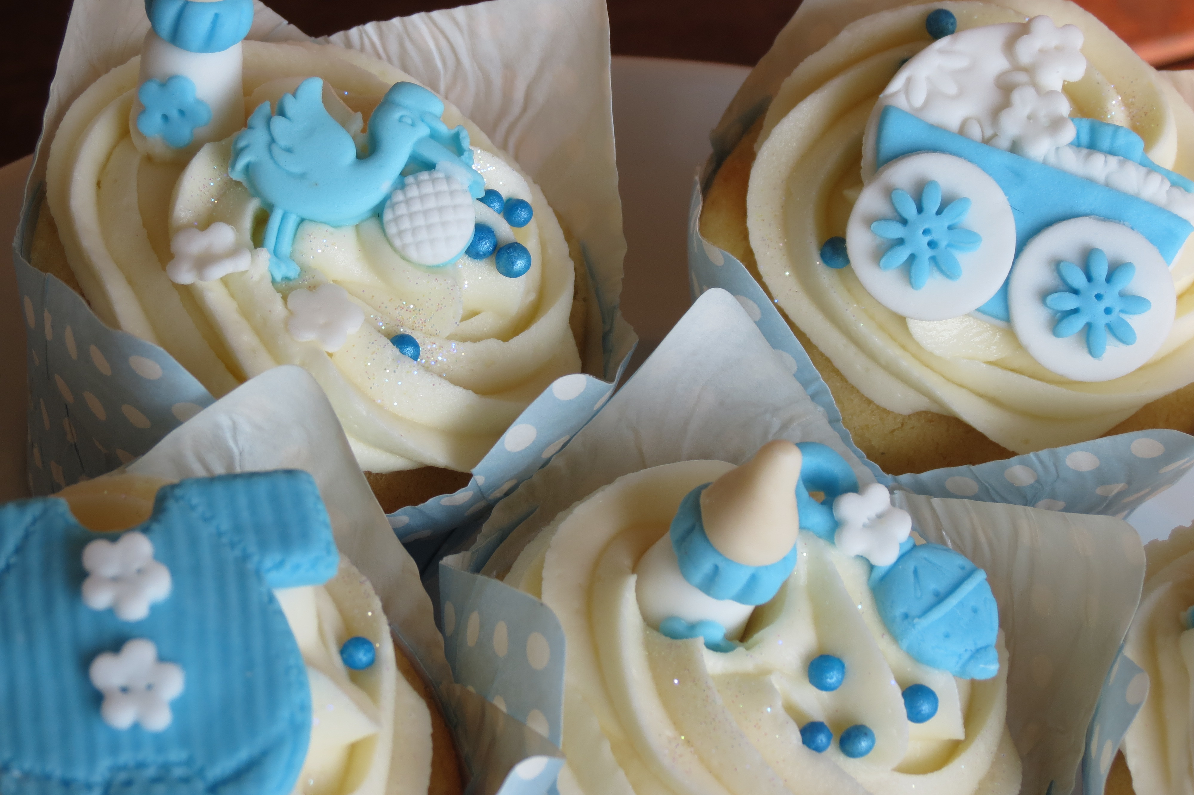 Baby Boy Shower Cupcake Cakes