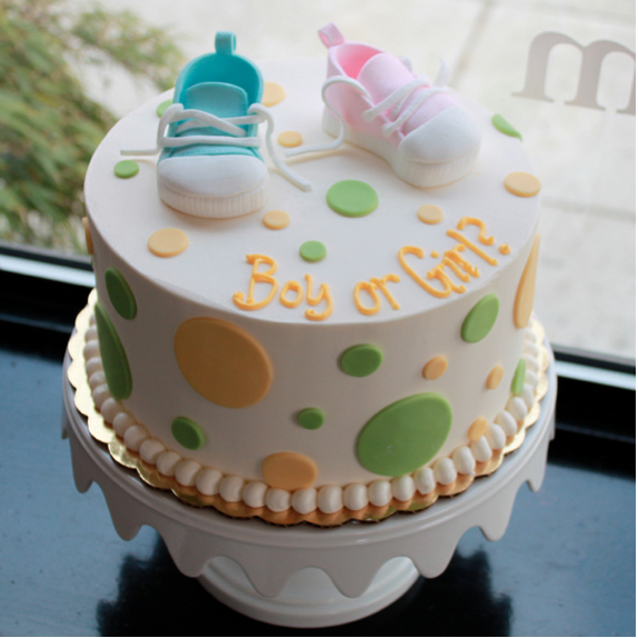 Baby Gender Reveal Cake