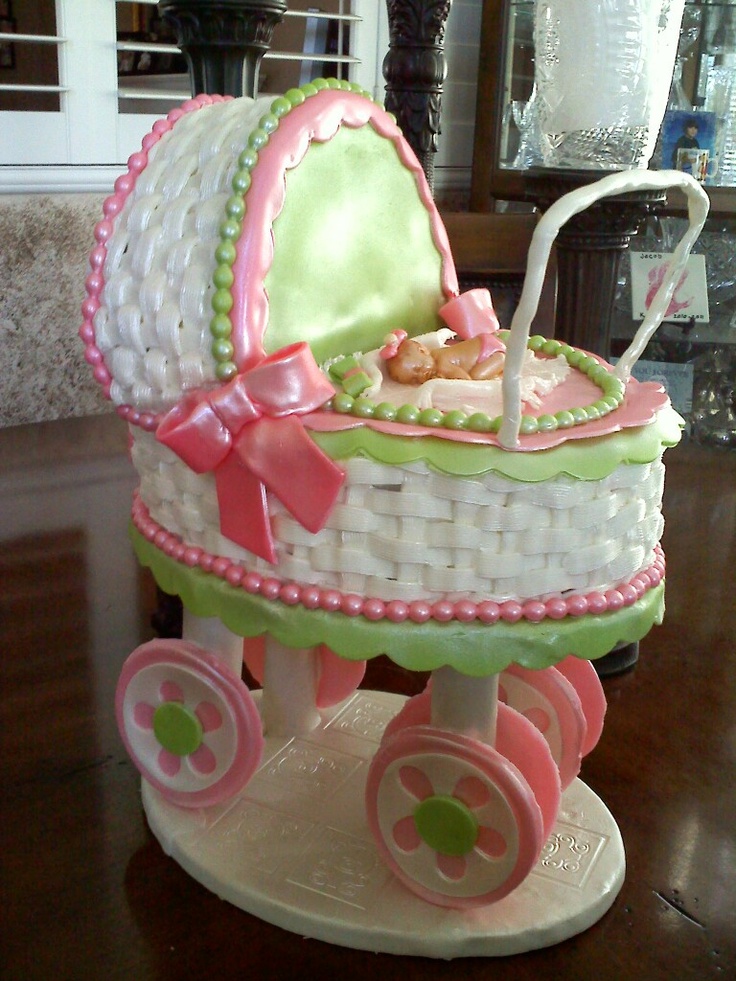 Baby Shower Stroller Cake