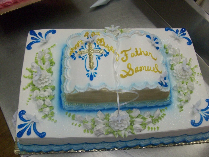 8 Photos of Sheet Cakes With Bible Verses