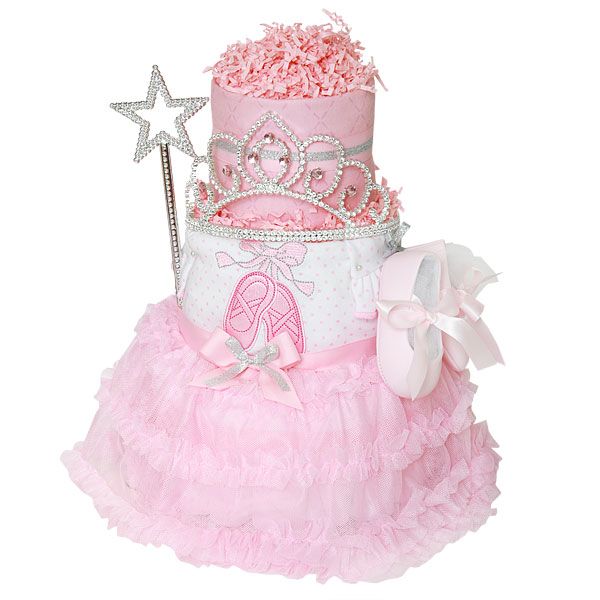 Ballerina Baby Diaper Cake