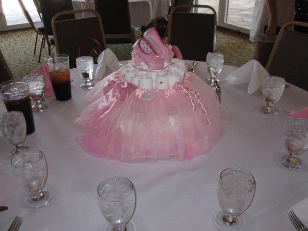 Ballerina Baby Diaper Cake