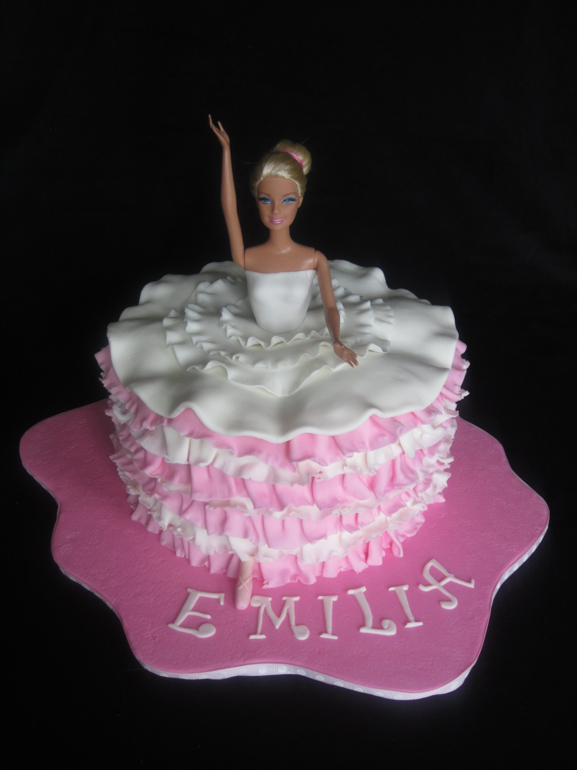 Ballerina Birthday Cake