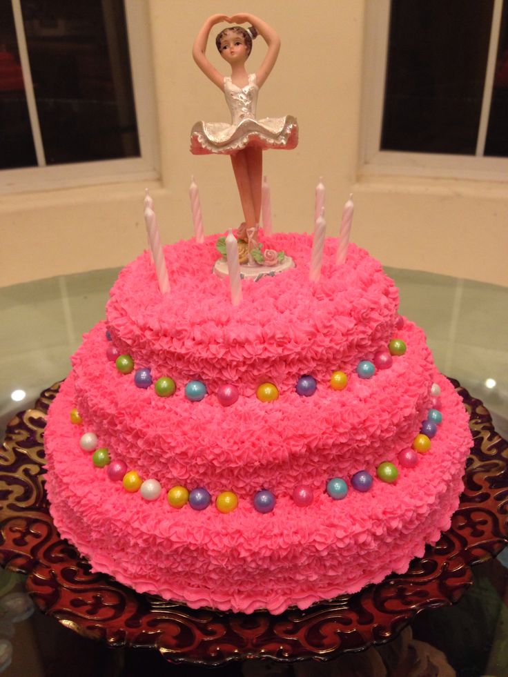 Ballerina Birthday Cake