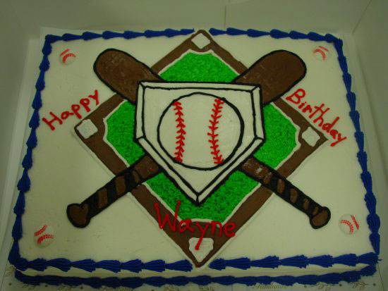 Baseball Birthday Cake