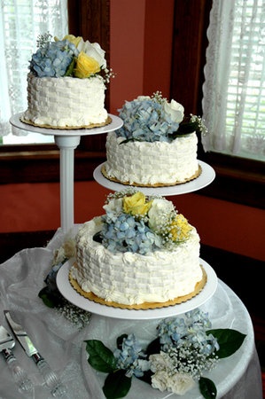 Basketweave Wedding Cake