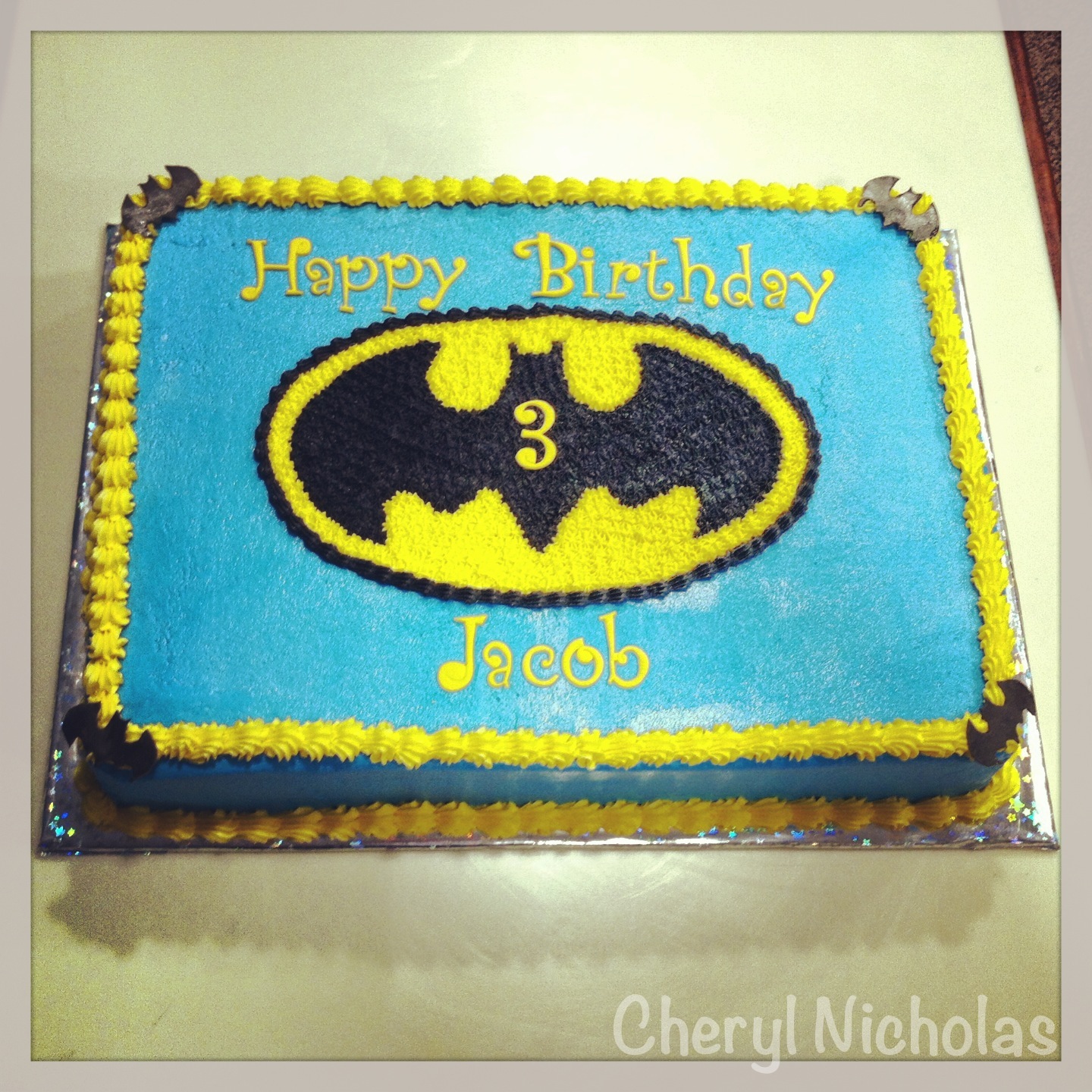 Batman Sheet Cake