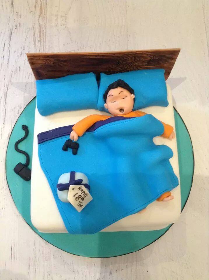Bed Birthday Cake