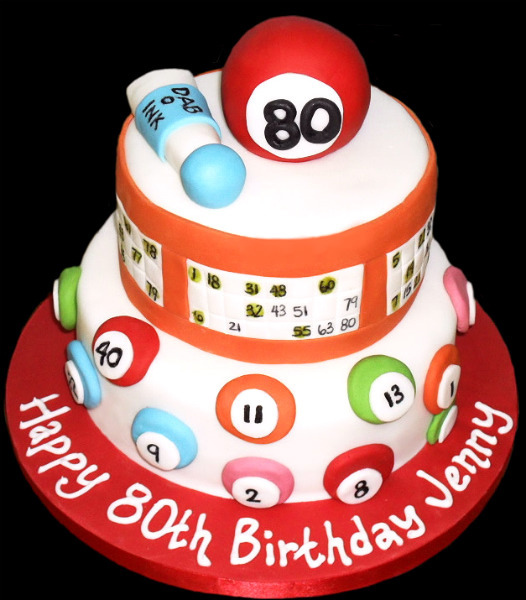 Bingo Birthday Cake Ideas