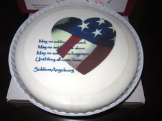 Birthday Cake for Deployed Soldiers