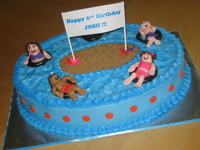 Birthday Cake Water Theme Park