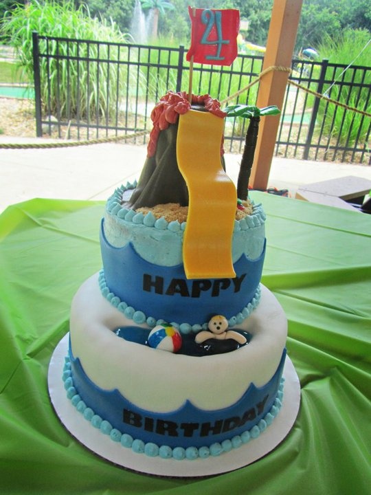 Birthday Cake Water Theme Park