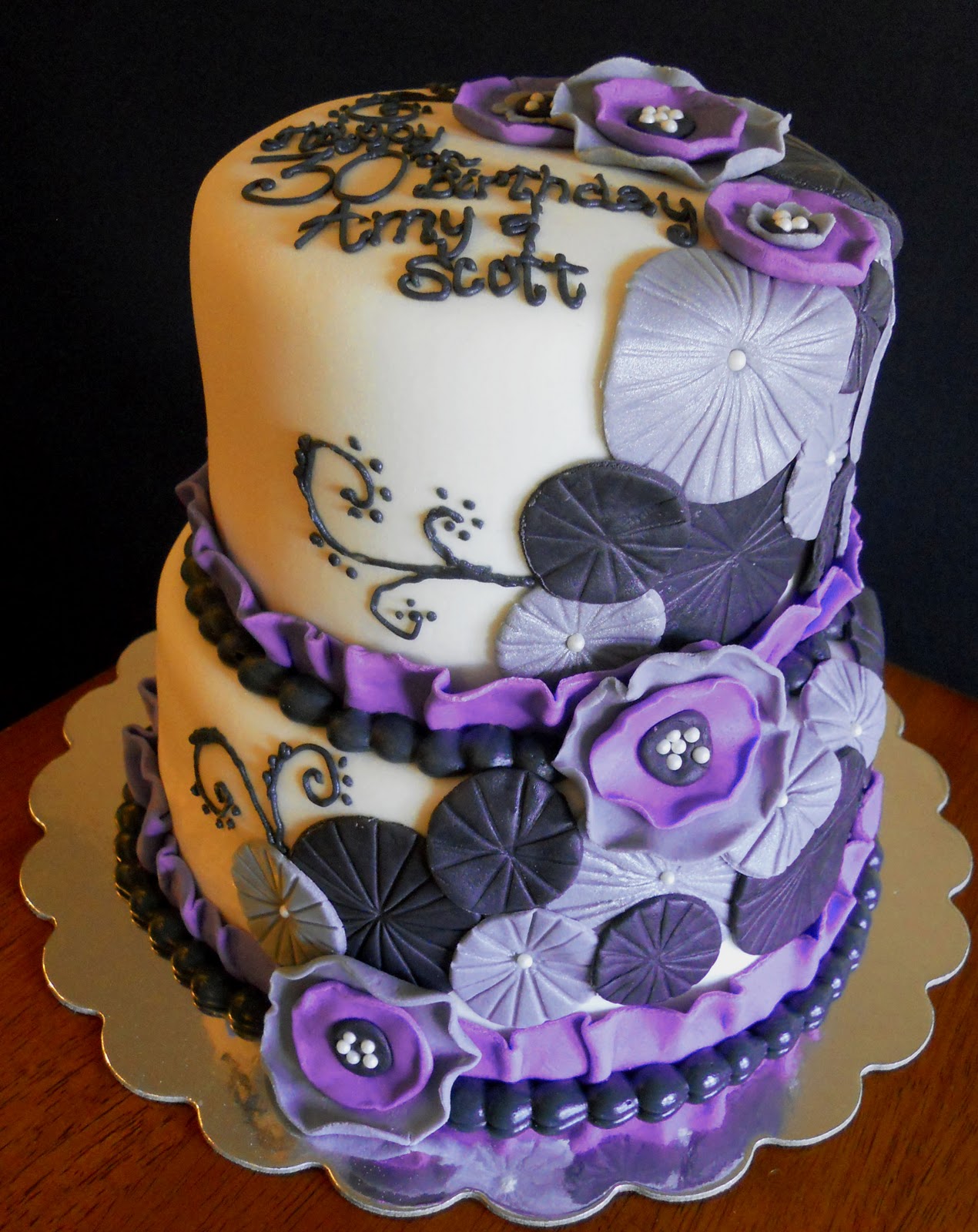 11 Photos of Birthday Cakes With Lavender And Purple