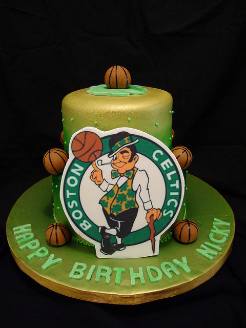 Boston Celtics Birthday Cake