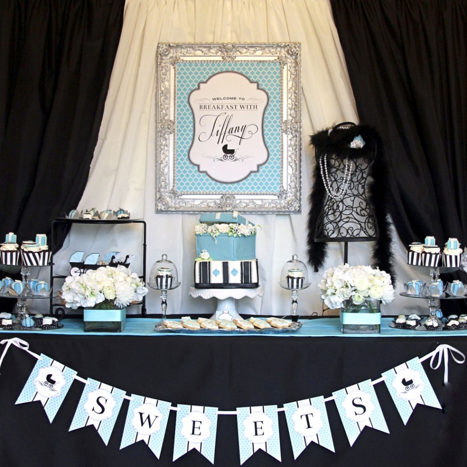 Breakfast at Tiffany Baby Shower Ideas