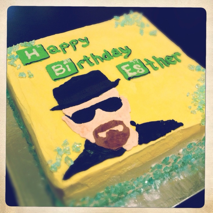 Breaking Bad Birthday Cake