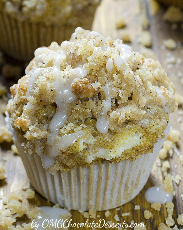 Carrot Cake Cream Cheese Muffins