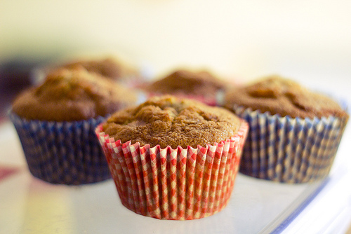 Carrot Cupcakes with Cream Cheese Filling