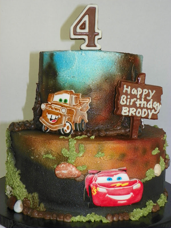 Cars 2 Birthday Cake