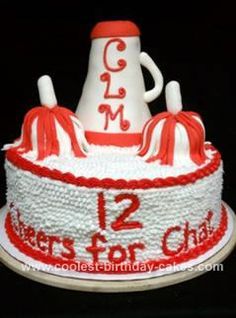 Cheerleading Birthday Cakes for Girls