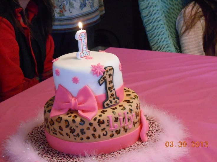 Cheetah Birthday Cake