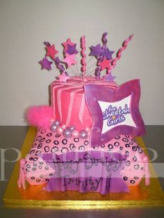 Cheetah Girls Birthday Cake