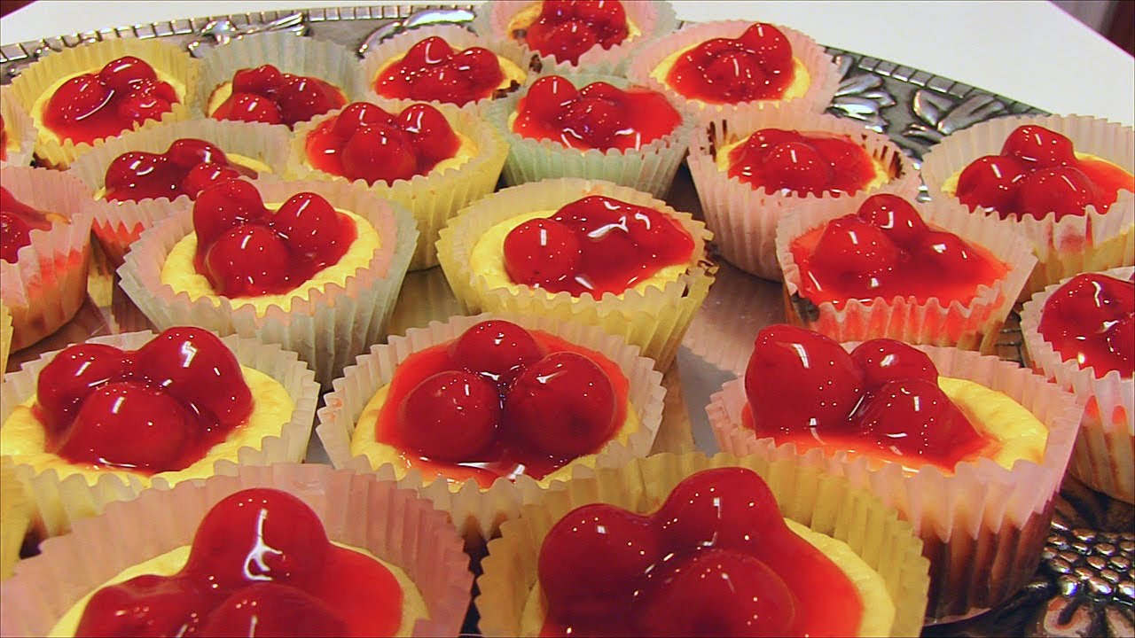 Cherry Cheesecake Cupcakes with Vanilla Wafers