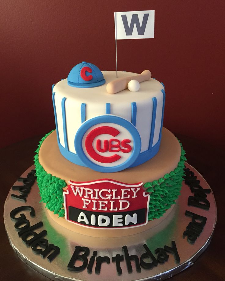 Chicago Cubs Birthday Cake