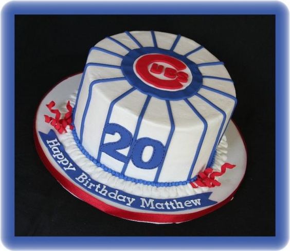 Chicago Cubs Birthday Cake