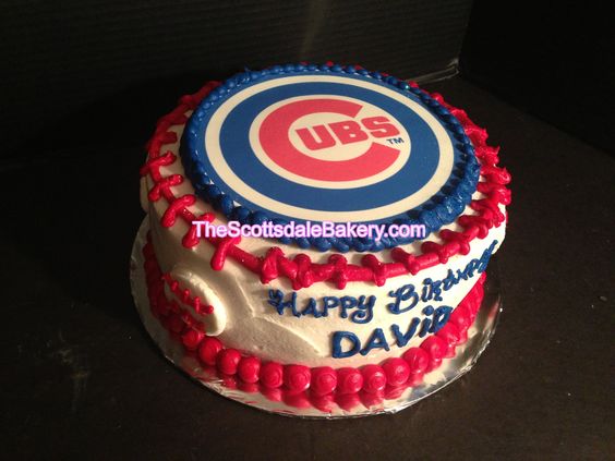 Chicago Cubs Birthday Cake