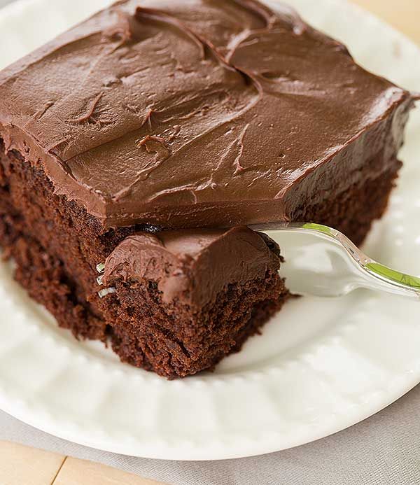 Chocolate Cake with Whipped Frosting